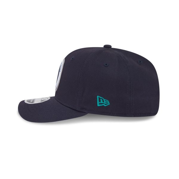 Seattle Mariners Circle Patch 9SEVENTY Stretch-Snap Hat - Image 4