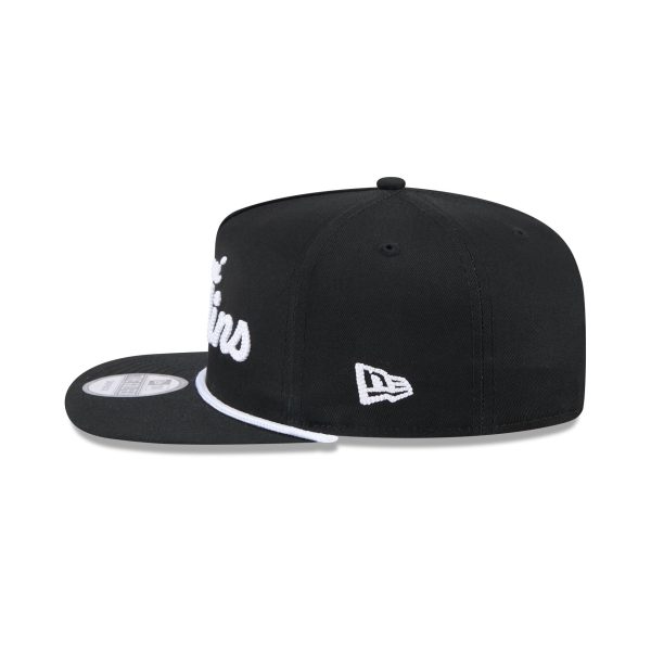 Miami Marlins Team Text Golfer Hat - Image 5