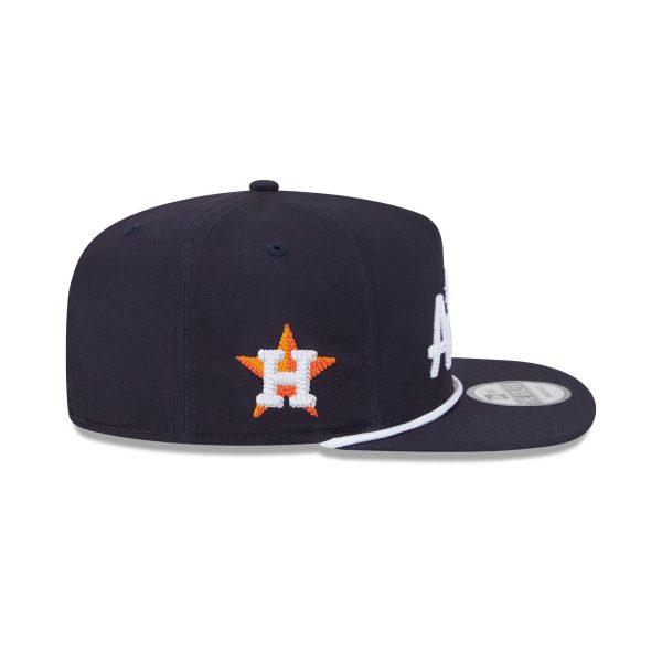 Houston Astros Team Text Golfer Hat - Image 4