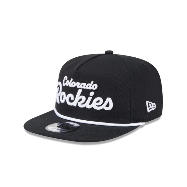 Colorado Rockies Team Text Golfer Hat - Image 3