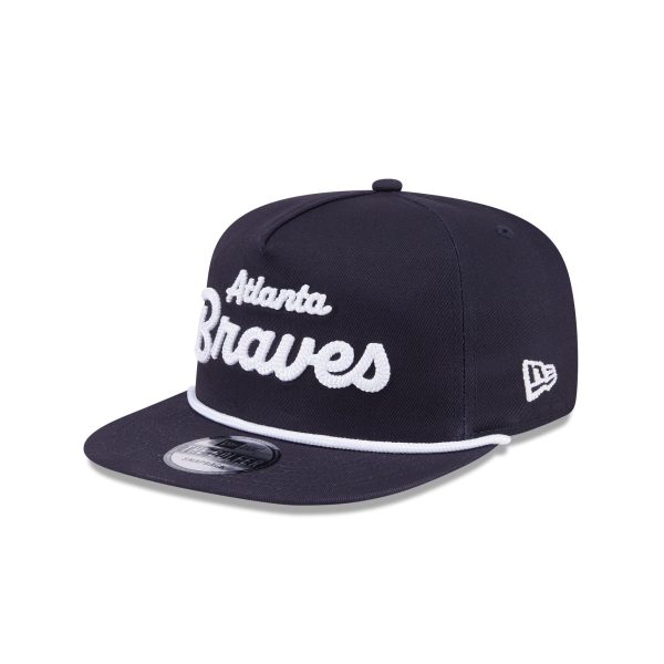 Atlanta Braves Team Text Golfer Hat - Image 3