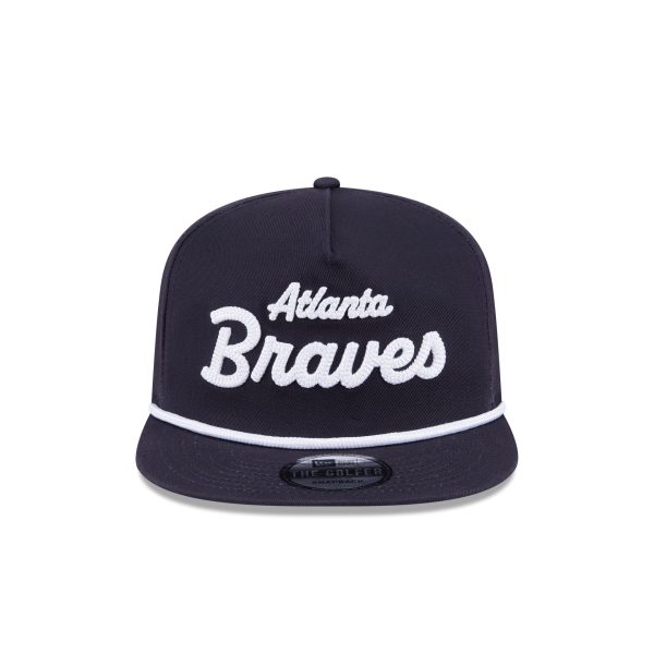 Atlanta Braves Team Text Golfer Hat - Image 2