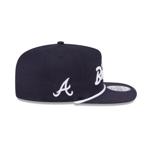 Atlanta Braves Team Text Golfer Hat - Image 4
