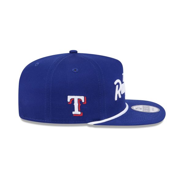 Texas Rangers Team Text Golfer Hat - Image 4