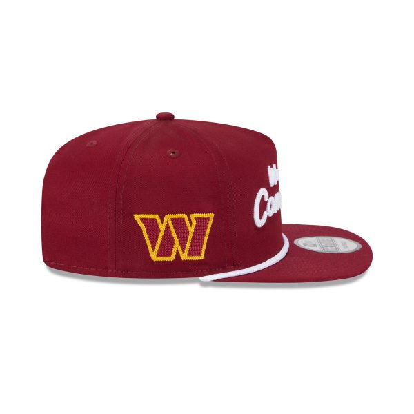 Washington Commanders Team Text Golfer Hat - Image 4