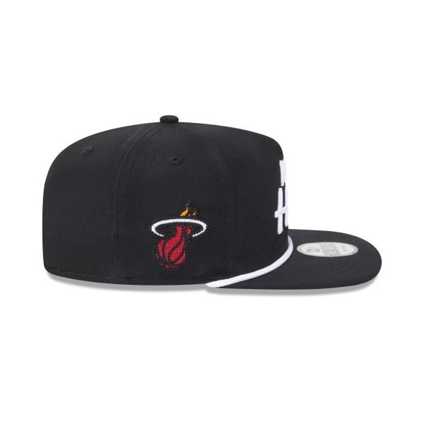 Miami Heat Team Text Golfer Hat - Image 4