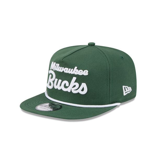 Milwaukee Bucks Team Text Golfer Hat - Image 3