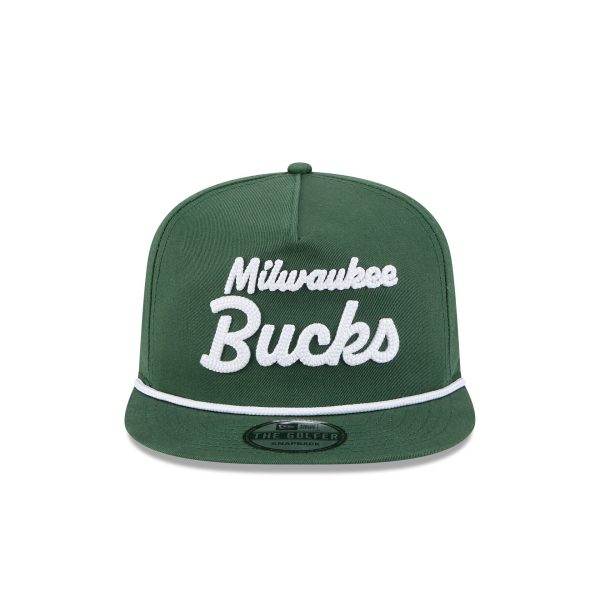 Milwaukee Bucks Team Text Golfer Hat - Image 2