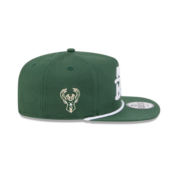 Milwaukee Bucks Team Text Golfer Hat - Image 4