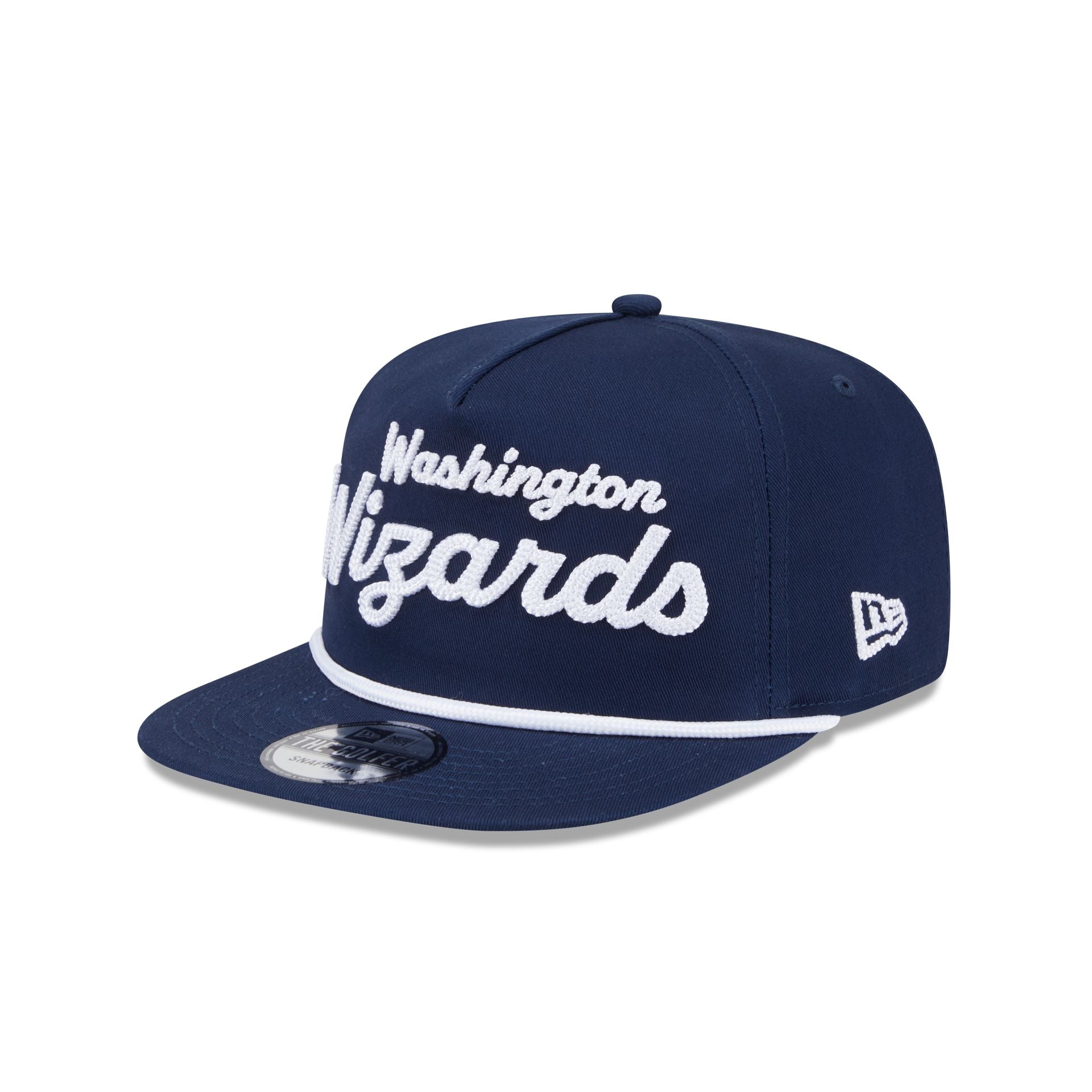 60611737_GOLFER_GOLFERTEAMTXT22894_WASWIZ_OTC_3QL Washington Wizards Team Text Golfer Hat - Image 3