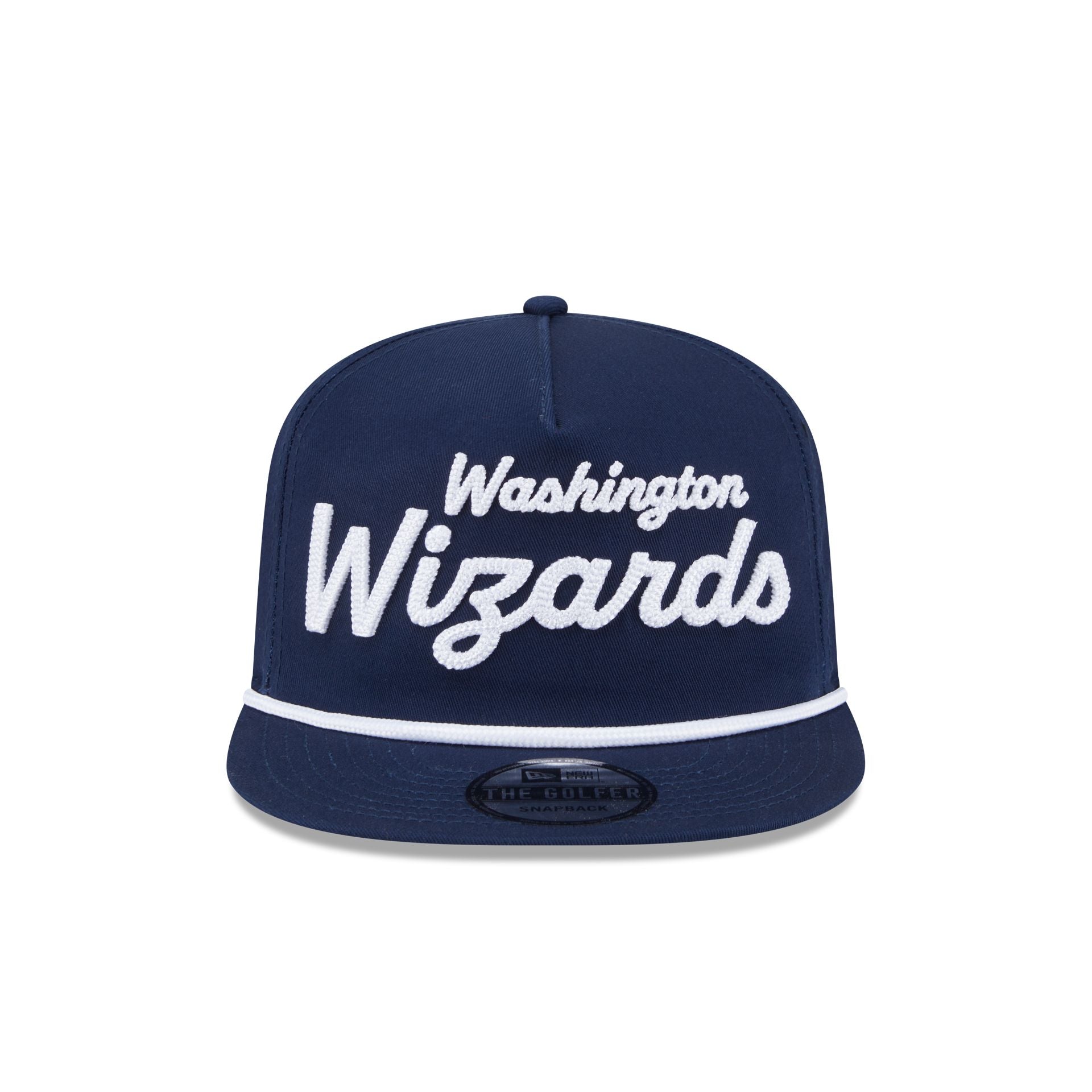 60611737_GOLFER_GOLFERTEAMTXT22894_WASWIZ_OTC_F Washington Wizards Team Text Golfer Hat - Image 2