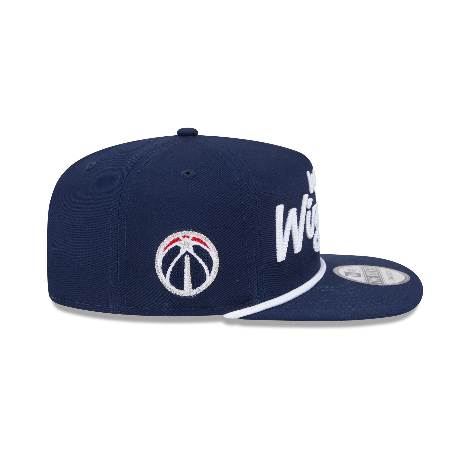 60611737_GOLFER_GOLFERTEAMTXT22894_WASWIZ_OTC_RSIDE Washington Wizards Team Text Golfer Hat - Image 4