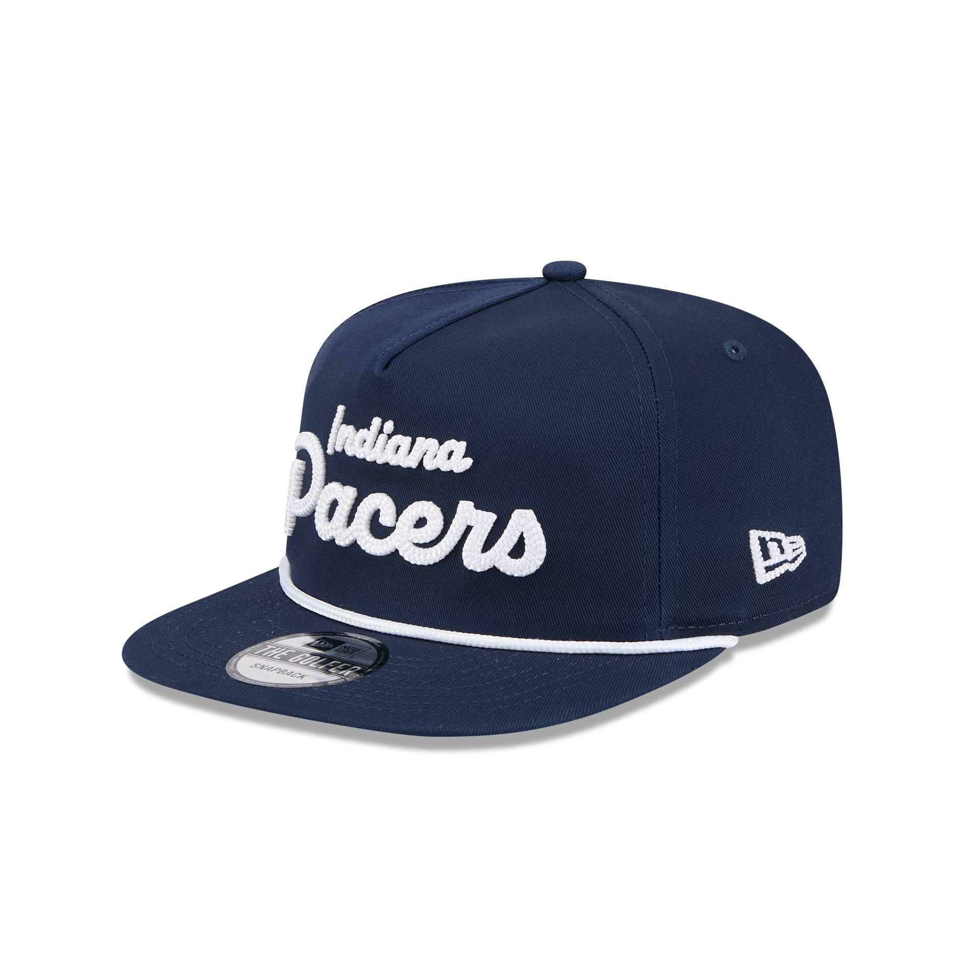 60611740_GOLFER_GOLFERTEAMTXT22894_SACKIN_OTC_3QL Indiana Pacers Team Text Golfer Hat - Image 3