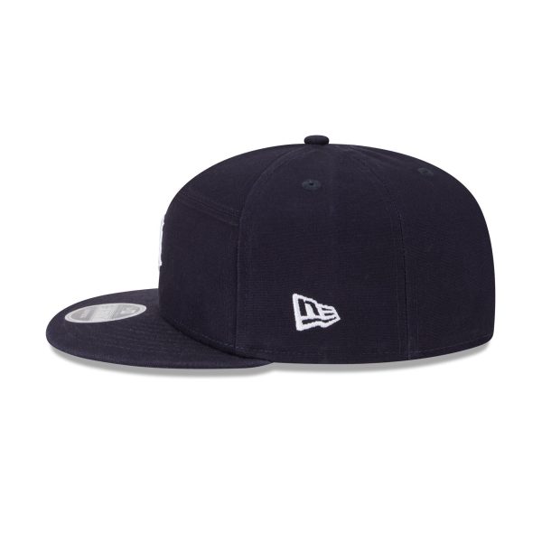 Detroit Tigers Cotton Canvas Split Panel 9FIFTY Trucker Hat - Image 4