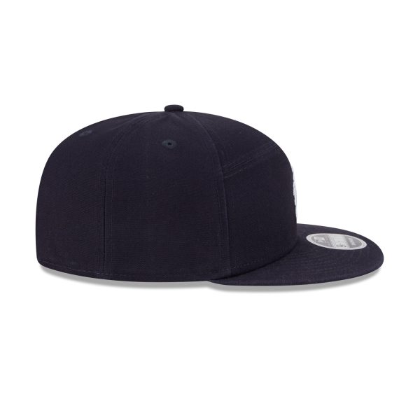 Detroit Tigers Cotton Canvas Split Panel 9FIFTY Trucker Hat - Image 5
