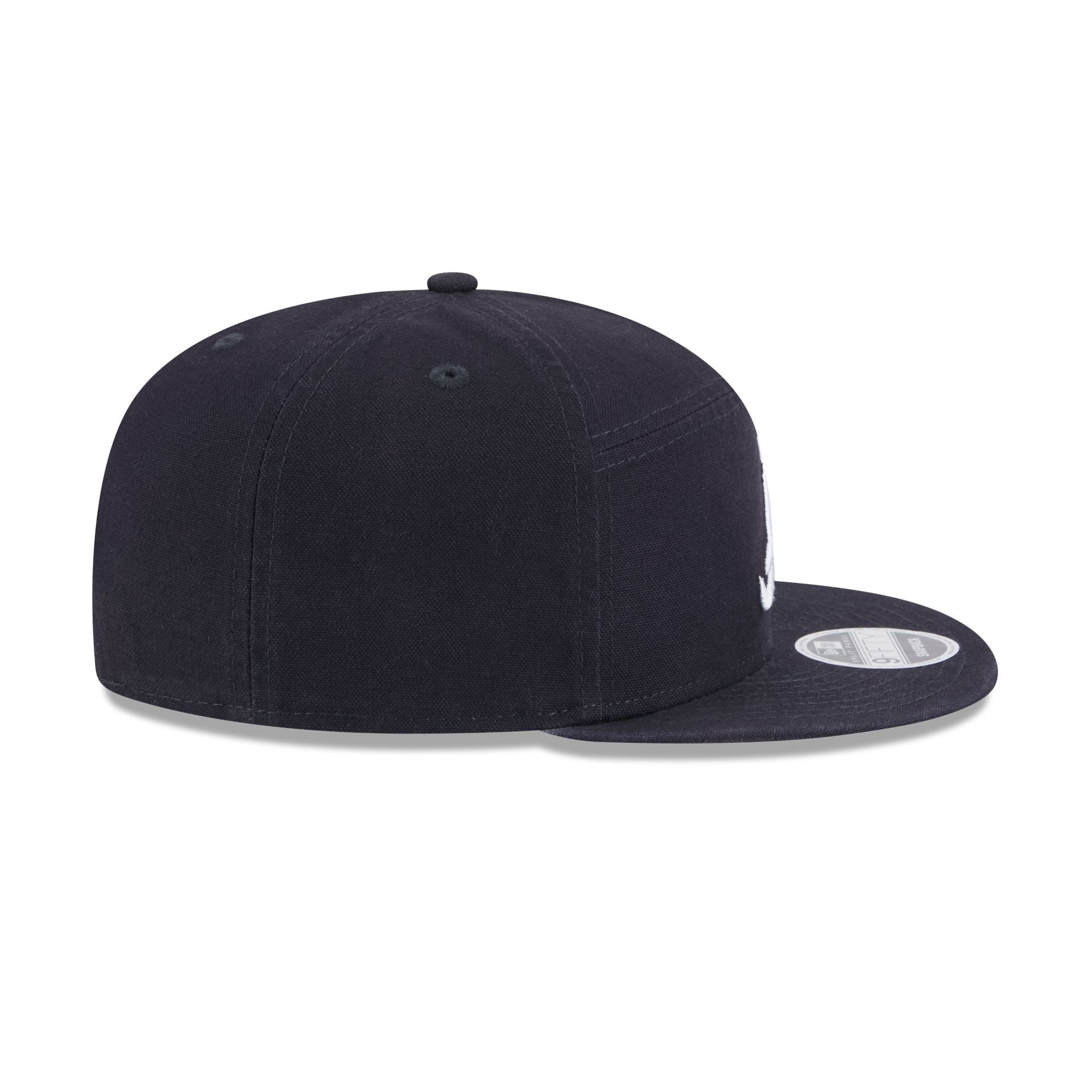 60612113_9FIFTY_950SPCTNCANV22920_ATLBRA_OTC_RSIDE Atlanta Braves Cotton Canvas Split Panel 9FIFTY Trucker Hat - Image 5