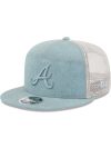 Atlanta Braves Denim Split Panel 9FIFTY Trucker Hat
