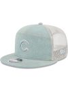Chicago Cubs Denim Split Panel 9FIFTY Trucker Hat