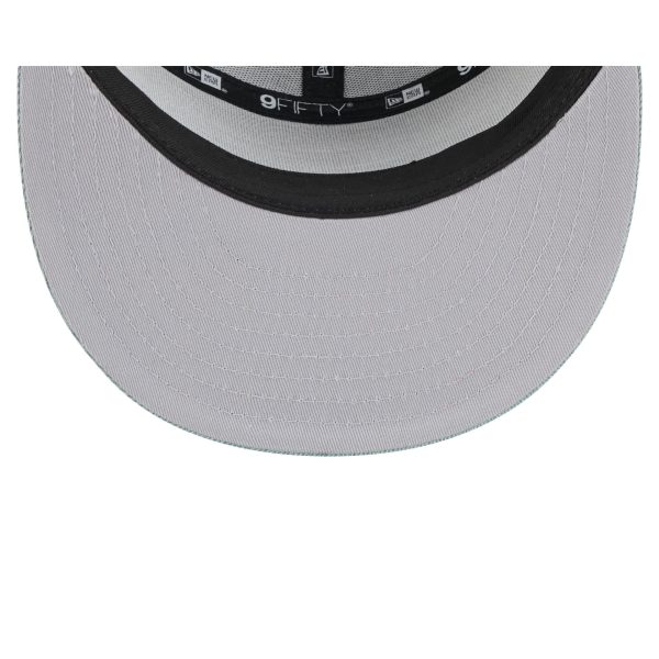 Chicago Cubs Denim Split Panel 9FIFTY Trucker Hat - Image 7