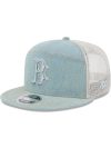 Boston Red Sox Denim Split Panel 9FIFTY Trucker Hat