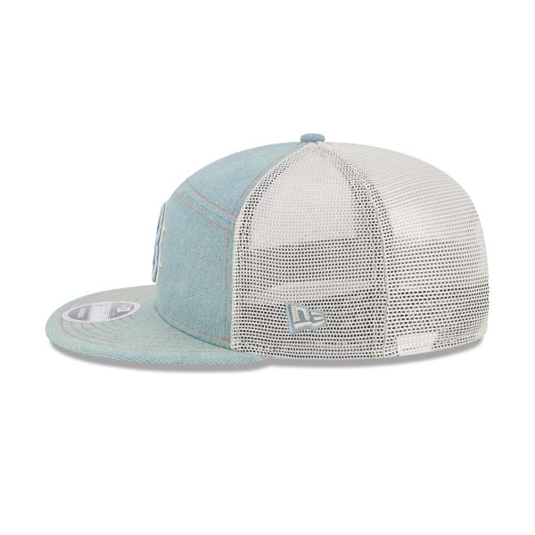 Boston Red Sox Denim Split Panel 9FIFTY Trucker Hat - Image 4