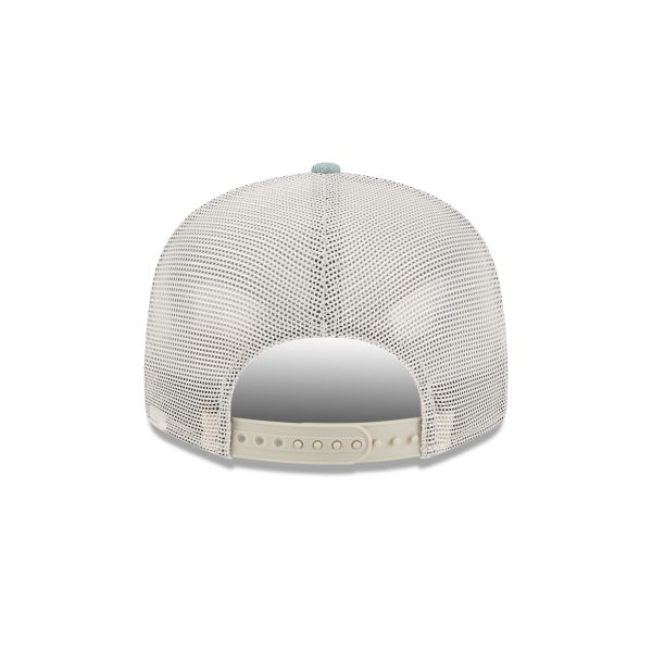 Texas Rangers Denim Split Panel 9FIFTY Trucker Hat - Image 6