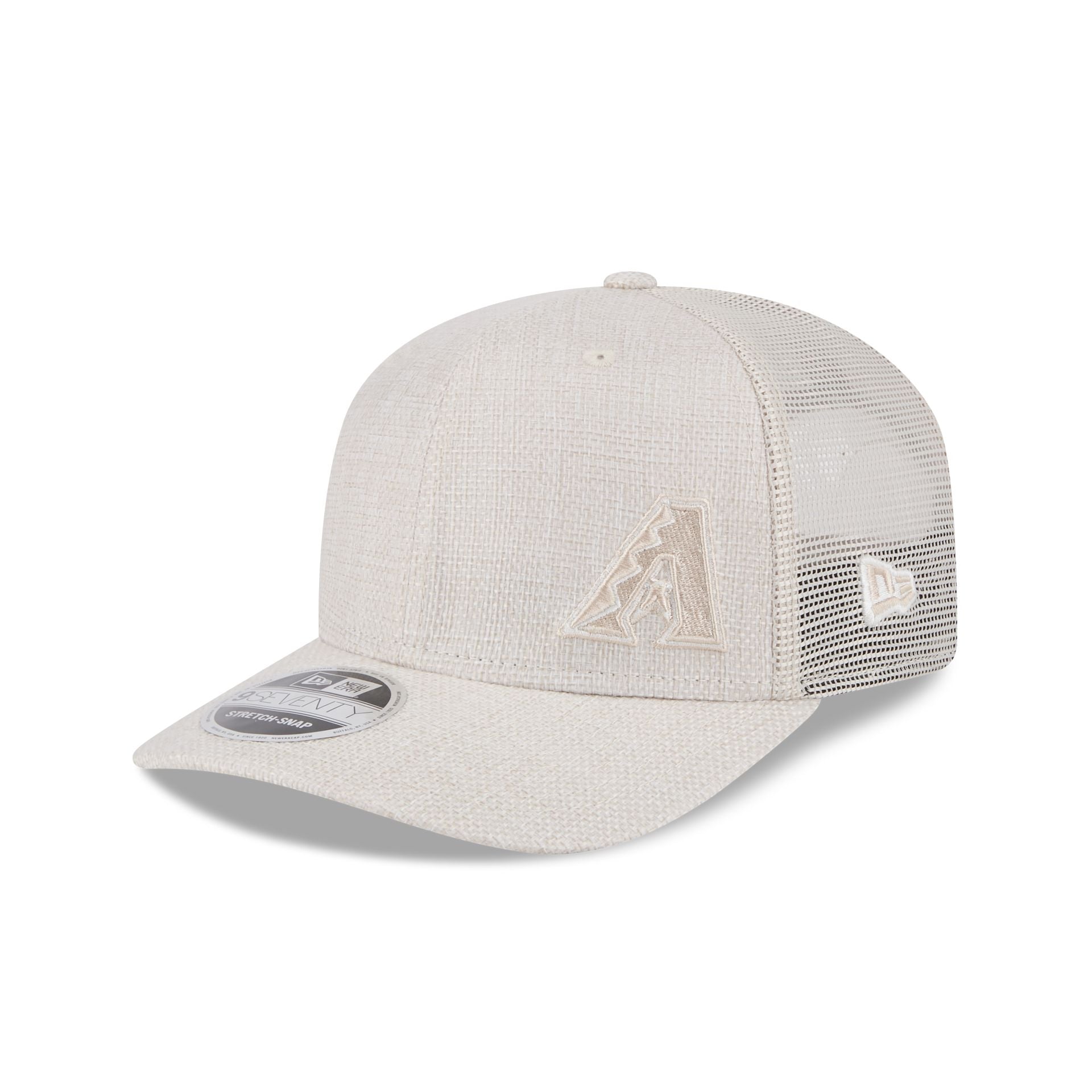 60612893_9SEVENTY_970SSFLAWLESS24355_ARIDIA_STN_3QL Arizona Diamondbacks Flawless 9SEVENTY Trucker Hat