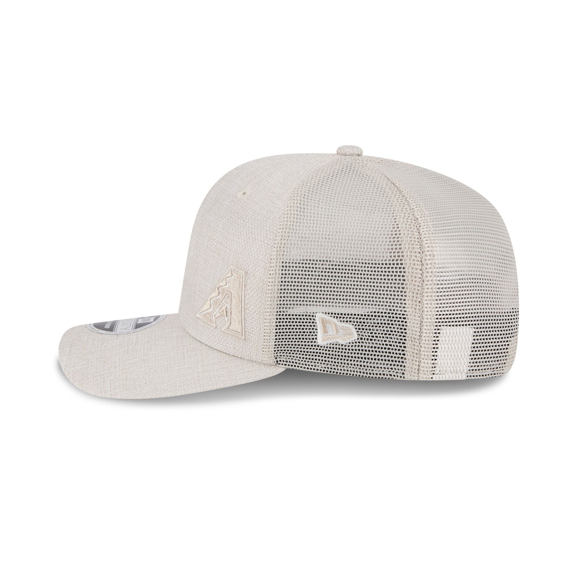 60612893_9SEVENTY_970SSFLAWLESS24355_ARIDIA_STN_LSIDE Arizona Diamondbacks Flawless 9SEVENTY Trucker Hat - Image 4