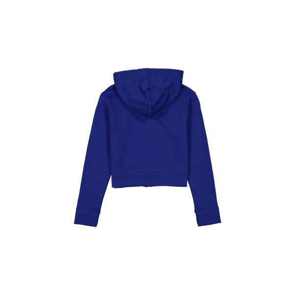 Golden State Warriors Game Day Cropped Women's Zipper Hoodie - Image 3