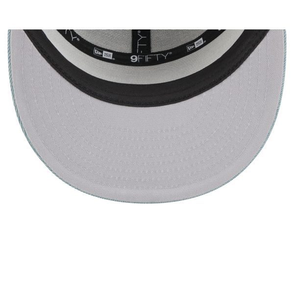 Alabama Crimson Tide Denim Split Panel 9FIFTY Trucker Hat - Image 7