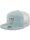 Texas Tech Red Raiders Denim Split Panel 9FIFTY Trucker Hat